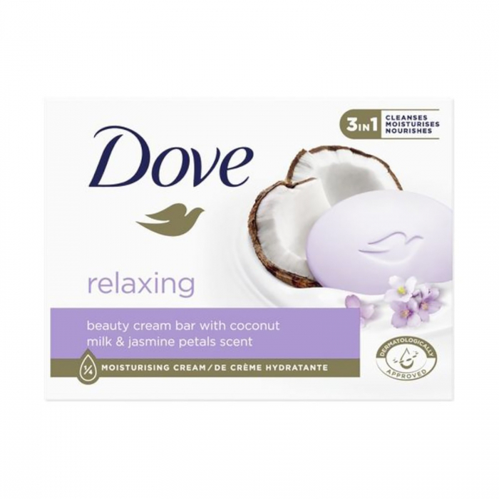 Sapun Crema Dove Relaxing, Lapte de Cocos si Iasomie, 90 g [1]