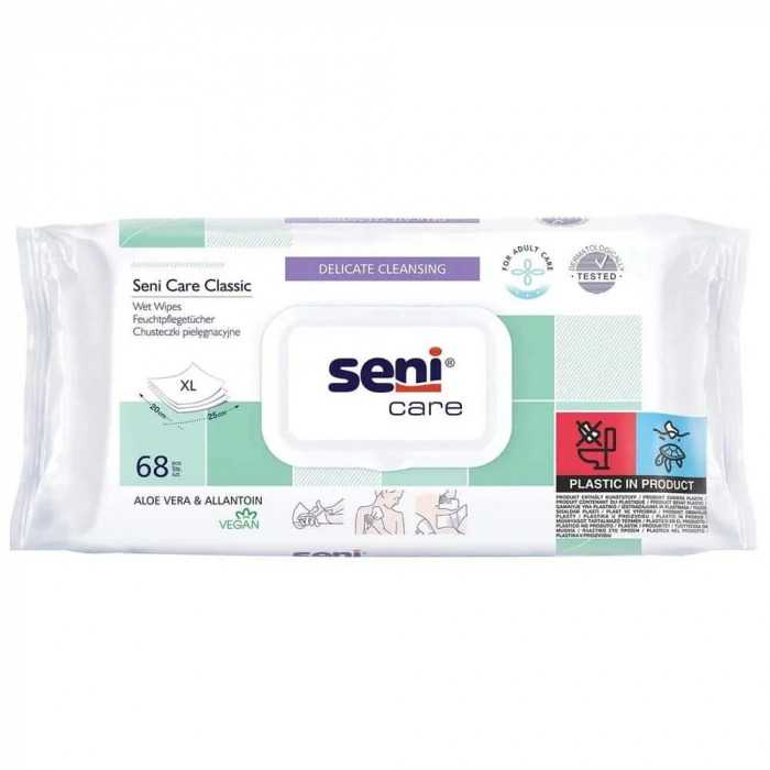 Servetele Umede Intime Adulti, Seni, 68 buc., 20 x 25 ,XL-Vivomarket.ro [1]