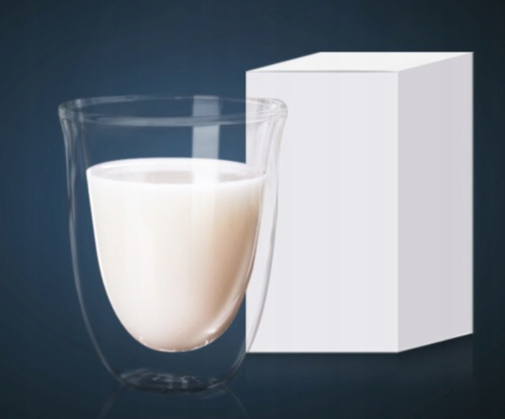 Set 6 cani din sticla borosilicata cu pereti dubli, termorezistente, 220 ml, transparente, Modesto [3]