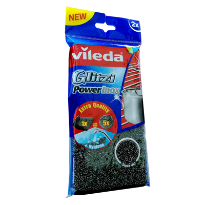 Set Bureti de Vase, Vileda Power Inox , 2 bucati [2]