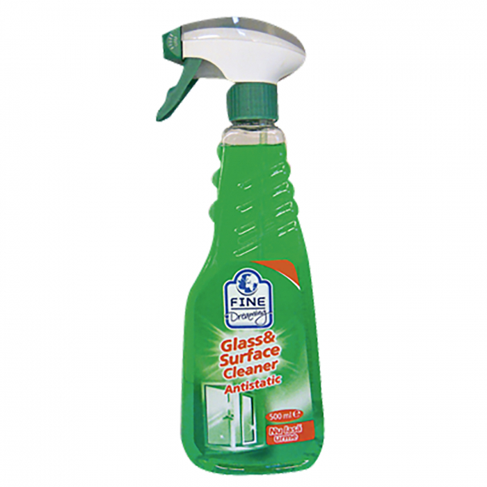 Solutie pentru curatarea geamurilor antistatic cu pulverizator, Fine Life, 500 ml [2]