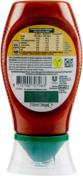 Sos de rosii Mexican picant, Calvé, 250 ml [2]