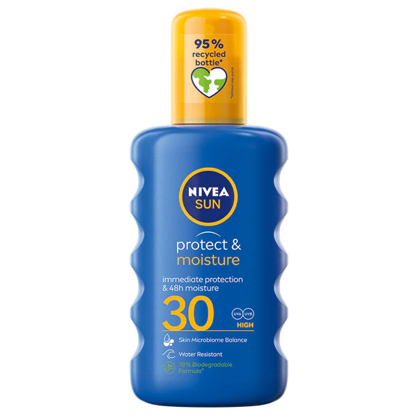 Spray cu protectie solara Nivea Sun Protect & Moisture, SPF 30, 200 ml [1]