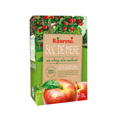 Suc de Mere 100%, 3 L, bag in box, Raureni [2]