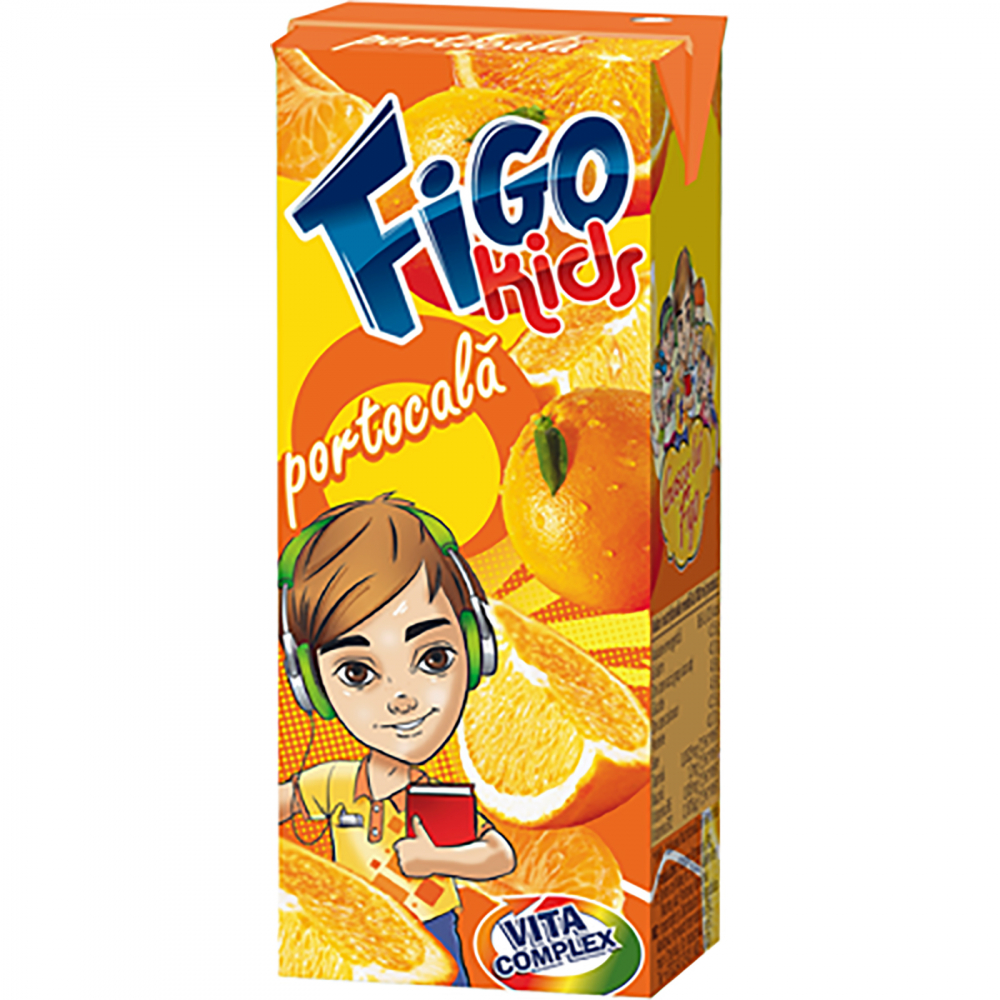 Suc de Portocale 12 X 0.2 L, Figo Kids [1]