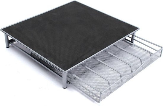 Suport pentru capsule Nespresso cu masuta pentru espressor, 42 de capsule [1]