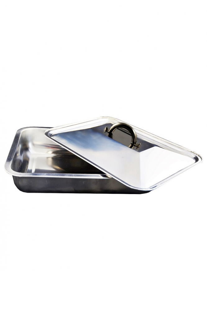Tava Inox cu Capac, 35 X 26 X 7 cm, Oti [3]