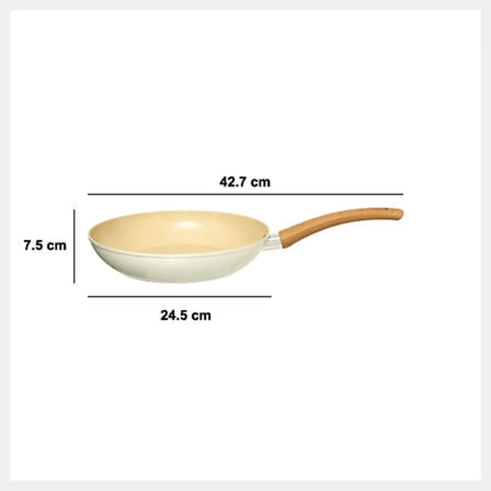 Tigaie din aluminiu, dublu invelis antiaderent ceramic ILAG, 24 cm, toate sursele de caldura, Savorium [6]