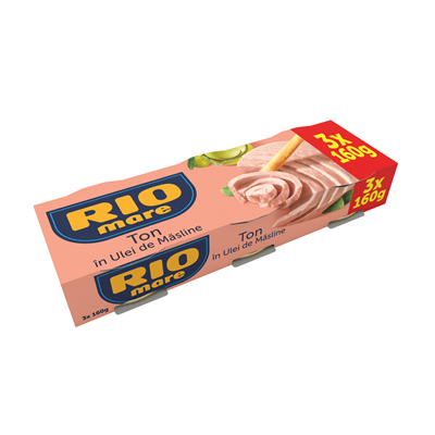 Ton in Ulei de Masline Rio Mare, 3 x 160 g – Gust Autentic, Calitate Premium [2]