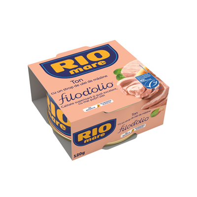 Ton in Ulei de Masline Filo D'Olio, 120 g, Rio Mare - Calitate Premium pentru Retete Delicioase [1]