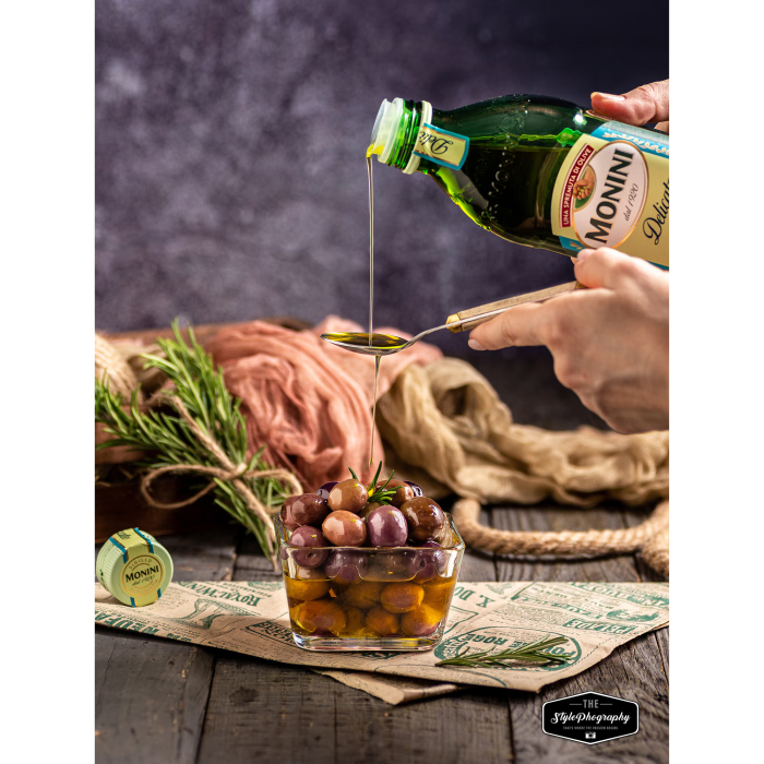 Ulei de masline extravirgin Monini, presat la rece, pentru gatit si salate, 1 L [3]