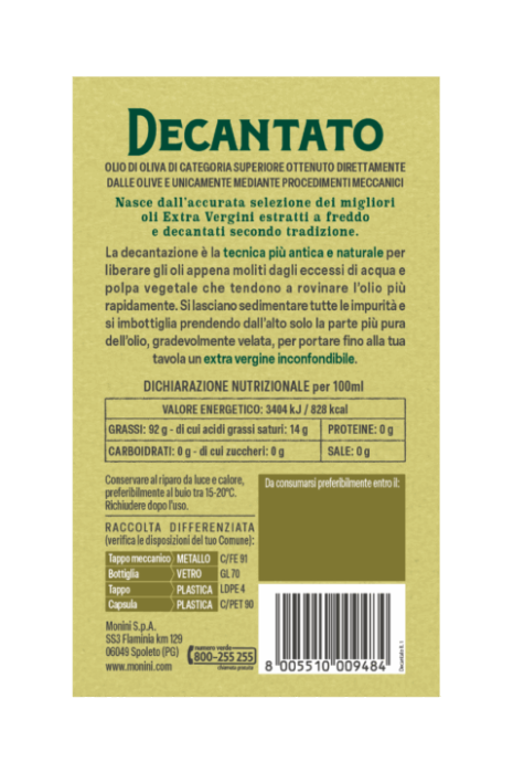 Ulei de Masline Extravirgin Monini Il Decantato, 1 L [2]