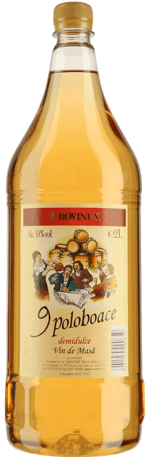 Vin de Masa Alb, Demidulce, 9 POLOBOACE, 2 L [1]