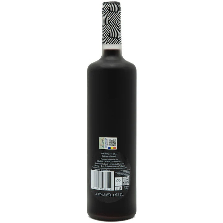 Vin Rosu, Sec, Feteasca De Tohani, Feteasca Neagra, Domeniile Tohani-Vivomarket.ro [2]