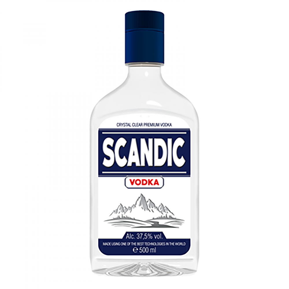 Vodka 37,5%, 0.5 L, SCANDIC [1]