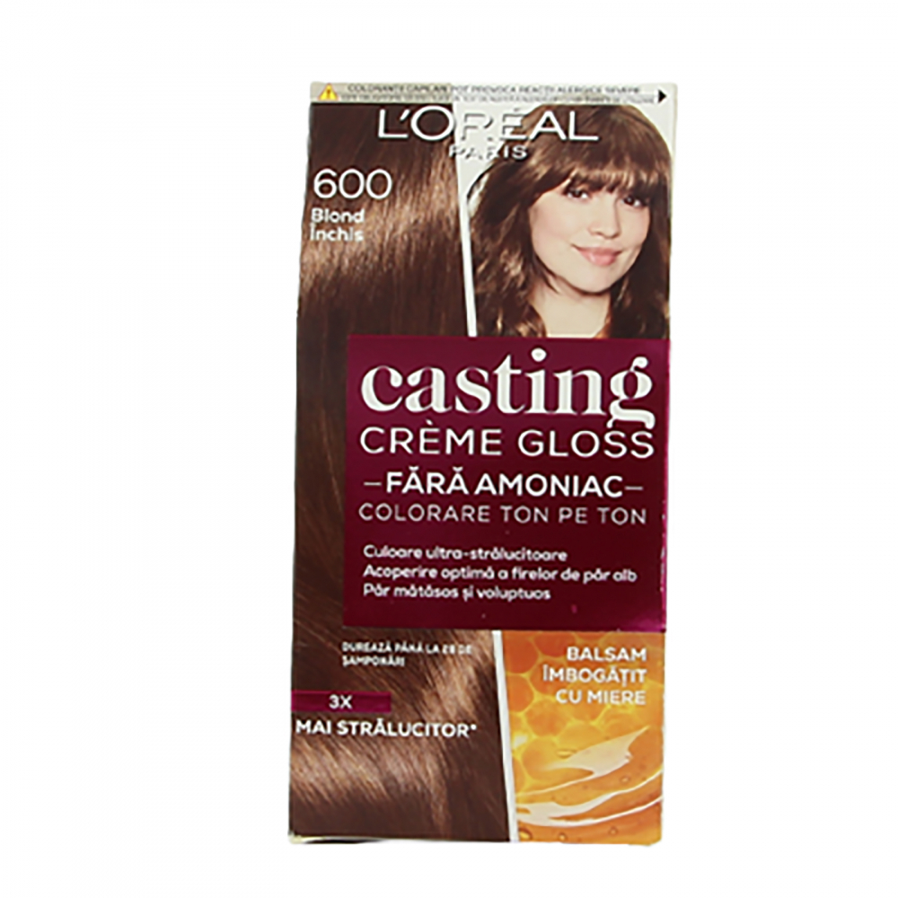 Vopsea de par semi-permanenta fara amoniac L'Oreal Paris Casting Creme Gloss, Blond Inchis [1]