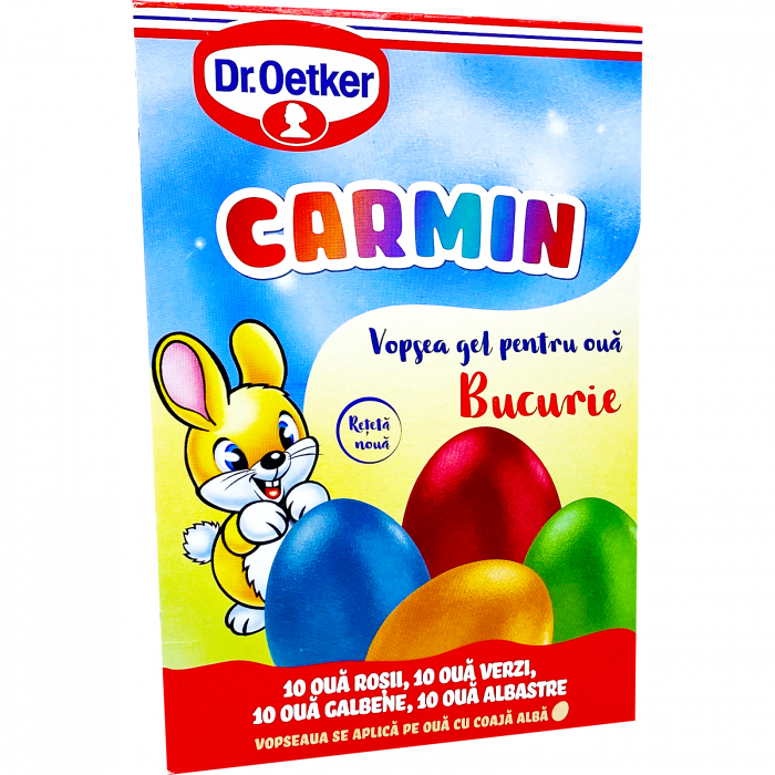 Vopsea gel pentru 40 de oua, Dr Oetker Bucurie, 4 culori [3]
