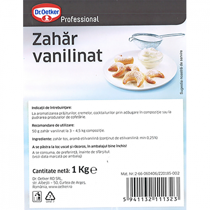 Zahar vanilinat, Dr Oetker Professional, 1 kg [2]