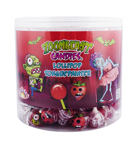 Produse Horeca - Acadele Zoombeast,coloreaza limba, 150 x 10 g, Sweet'n Fun