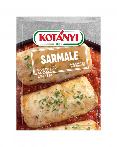 Condimente & Mixuri - Amestec de condimente pentru Sarmale, 5 x 25 g, Kotanyi - Gust traditional desavarsit