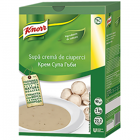 Produse Horeca - Amestec deshidratat pentru supa crema de ciuperci, 2 kg, Knorr Professional