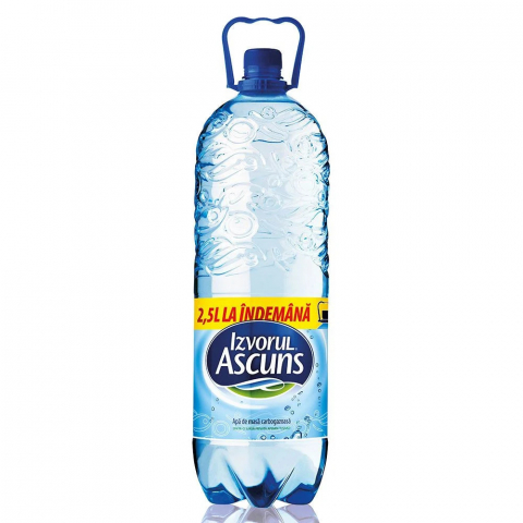 Apa - Apa carbogazoasa Izvorul Ascuns, 6 x 2.5 l