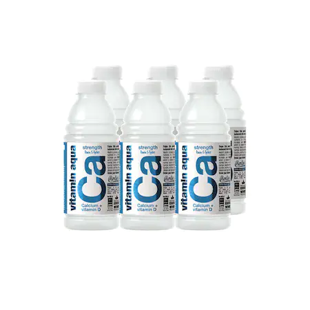 Bauturi - Apa cu Vitamine si Calciu, cu gust de lamaie si lychee, 6 x 0.6 L, Vitamin