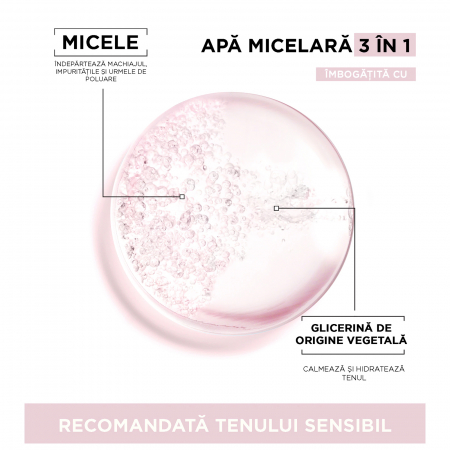 Apa micelara Garnier Skin Naturals pentru ten sensibil, 400 ml [2]