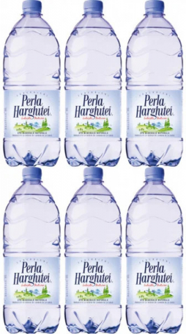 Apa - Apa Minerala Carbogazoasa, 6 x 2 L, Perla Harghitei