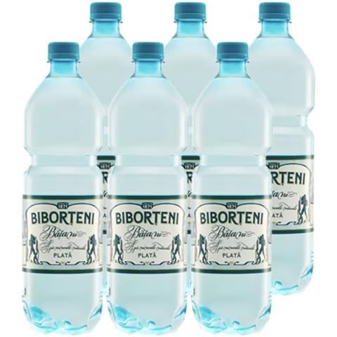 Apa - Apa minerala Plata, Biborteni, 6 x 1 L