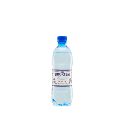 Bauturi Non-Alcoolice - Apa minerala carbogazoasa Forte, Biborteni,12 x 0.5 L