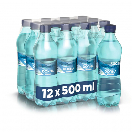 Apa - Apa Minerala Carbogazoasa, bax 12 buc x 0,5 L, Dorna