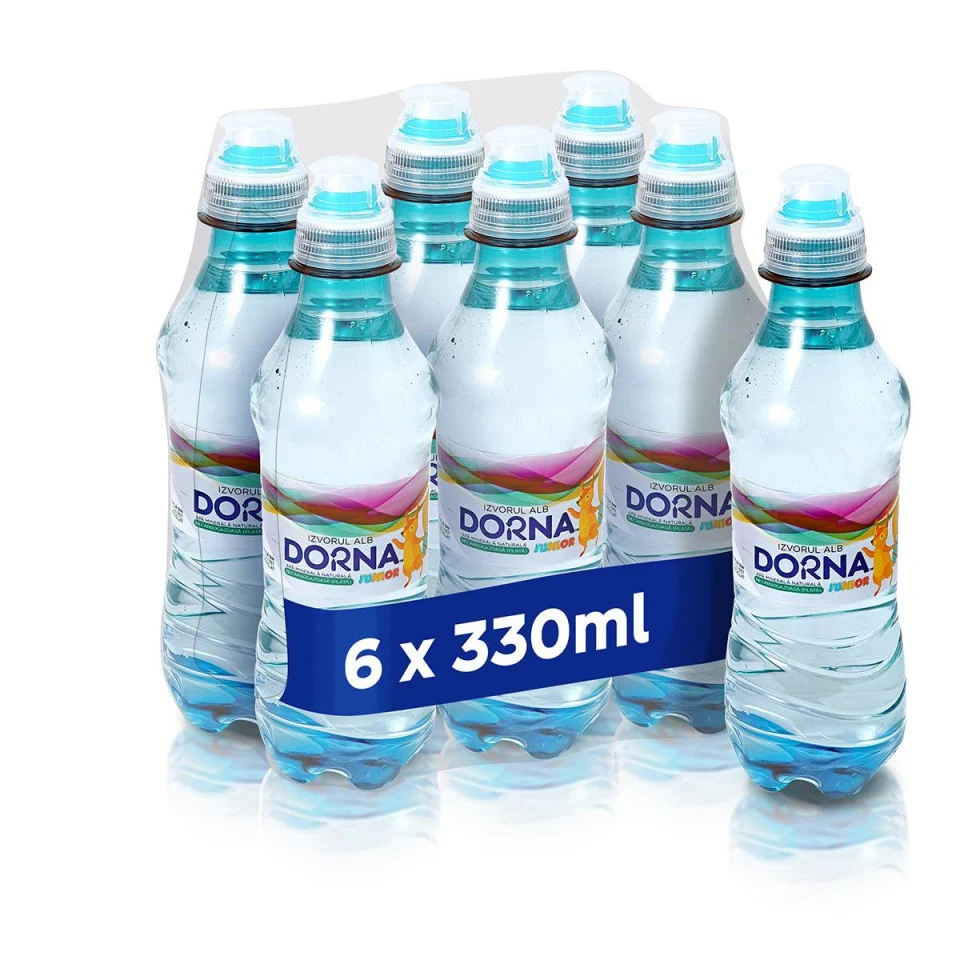 Bauturi - Apa Minerala Necarbogazoasa pentru copii, bax 6 x 0.33 L, Dorna Kids 6 x 0,33 L