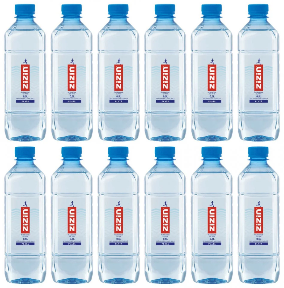 Bauturi Non-Alcoolice - Apa Minerala Plata, 12 x 0.5 L, Zizin