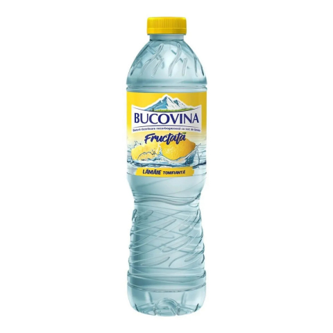 Bauturi Non-Alcoolice - Apa Minerala Plata cu aroma de Lamaie, bax 6 x 1.5 L, Bucovina Fructata