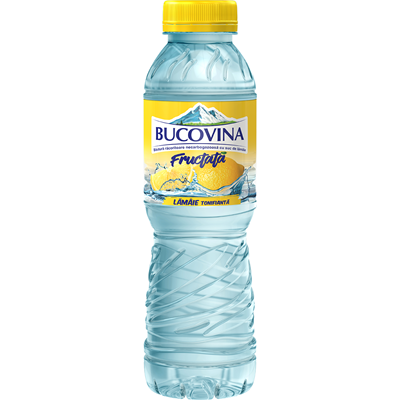 Bauturi - Apa Minerala Plata cu aroma de Lamaie, bax 12 x 0.5 L, Bucovina Fructata