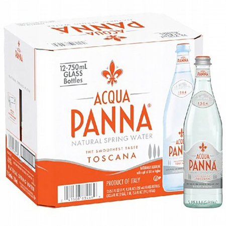 Bauturi Non-Alcoolice - Apa Plata Aqua Panna, Sticla, 15 x 0.75l
