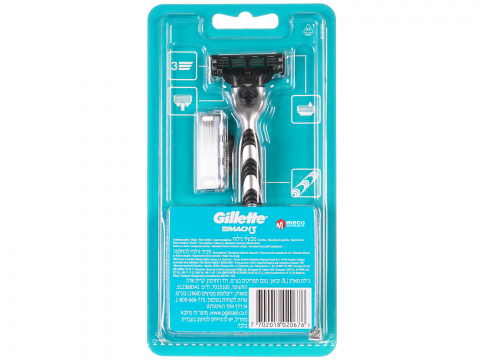 Aparat de Ras cu 2 Rezerve, Gillette Mach3 [1]