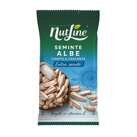 Chipsuri & Snaksuri - Seminte Albe Coapte & Extra sarate, Nutline, 100 g-Vivomarket.ro