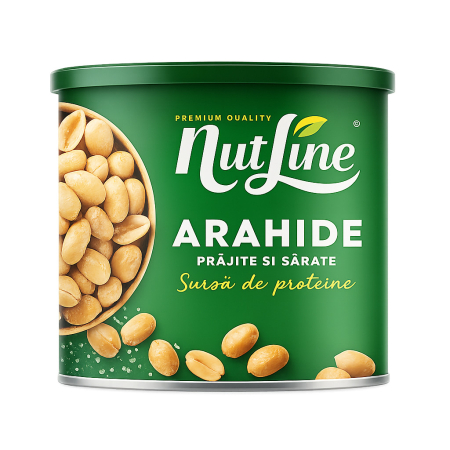 Chipsuri & Snaksuri - Arahide prajite si sarate, Nutline, 135 g-Vivomarket.ro