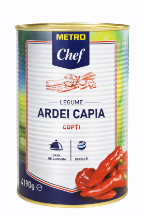 Conserve - Ardei Copti Decojiti, Metro Chef, 2.5 Kg
