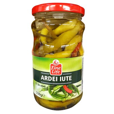 Conserve - Ardei Iute in Otet, Fine Life, 330 g