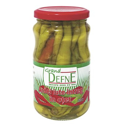 Bacanie - Ardei Iute in Otet, Defne, 350 g