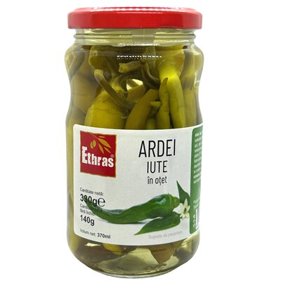 Conserve - Ardei Iute in Otet, Ethras, 330 g