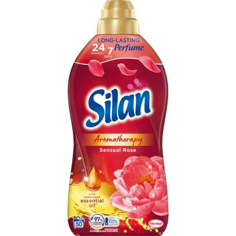 Curatenie & Intretinere - Balsam de rufe Silan Sensual Rose, 50 spalari, 1.1 L