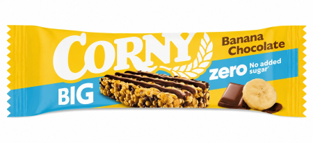 Dulciuri - Baton cu Cereale, Banane si Ciocolata, fara Zahar, Corny, 40 g-Vivomarket.ro