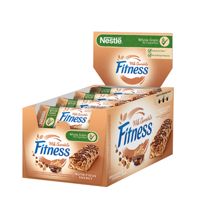 Bacanie - Baton de cereale cu Ciocolata cu Lapte si Tiramisu, 16 x 22.5 g, Fitness Delice