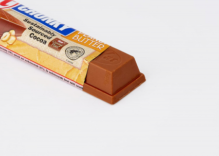 Baton de ciocolata cu unt de arahide, KitKat Chunky, 42 g [1]