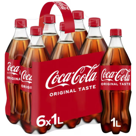 Bauturi carbogazoase - Bautura Carbogazoasa 6 x 1 L, Coca Cola Original