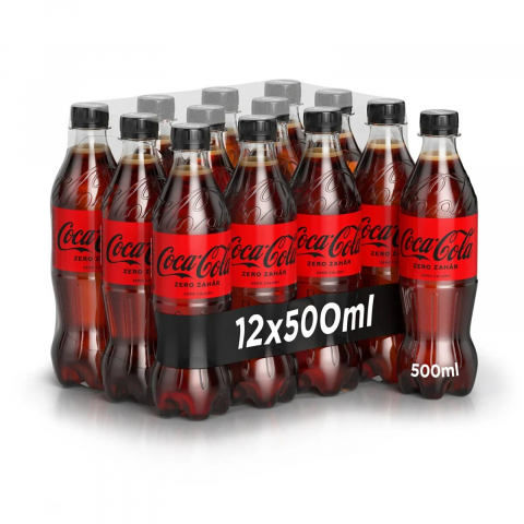 Bauturi carbogazoase - Bautura Carbogazoasa12 x 0.5 L, Coca Cola ZERO ZAHAR